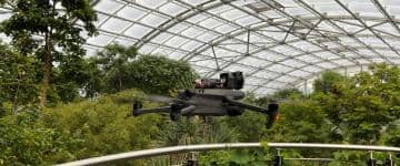 Drone conducts DNA sampling in Masoala rainforest in Zoo Zurich